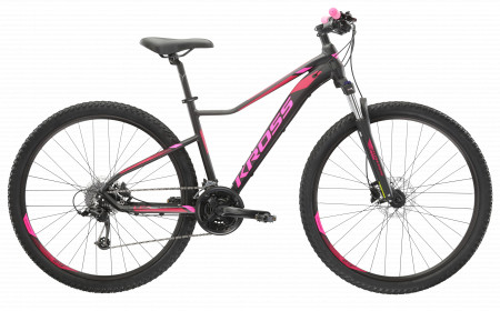 Bicicleta KROSS LEA 6.0 MS 27.5" Negru-Pink-Black Mat 24
