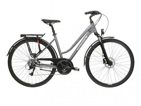 Bicicleta KROSS TRANS 4.0 PP 28" Graphite-White-Graphite Glossy 24