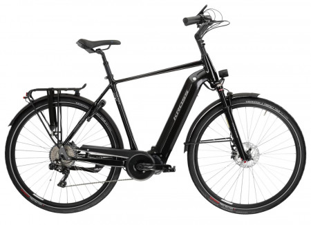 Bicicleta KROSS TRANS HYBRID PRESTIGE 28" Negru-Silver-Black Glossy 24