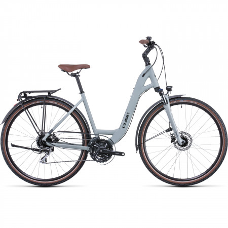 Bicicleta MTB Hardtail Trekking-Oras CUBE Touring Pro Easy Entry Lunar Grey