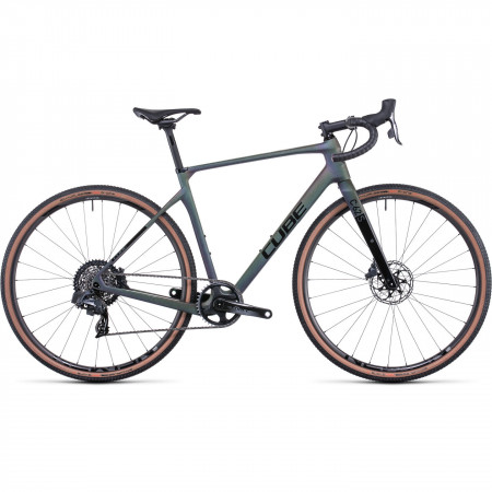 Bicicleta Sosea-Ciclocross CUBE NURoad C:62 SLT Flatprizmblack Black