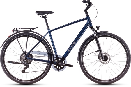 Bicicleta Trekking-Oras CUBE Touring ONE deepsea´n´blackchrome