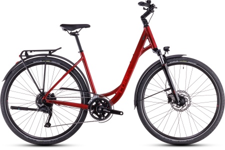 Bicicleta Trekking-Oras CUBE Touring Pro maroon´n´pearl