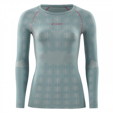 Bluza De Corp CUBE Race Be Cool L/S Grey Pink