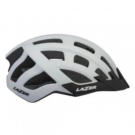 Casca bicicleta LAZER Compact DLX NET+LED White One Size