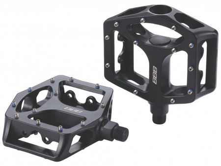 Pedale BBB BPD-32 MountainHigh aluminiu ax CroMo Negru Mat
