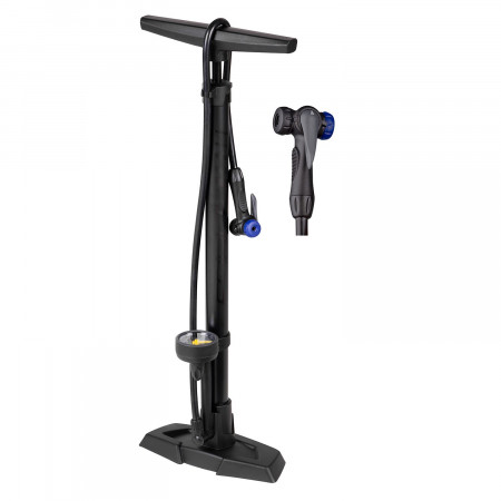 Pompa podea Force Hobby Eco Steel, 11 Bar neagra