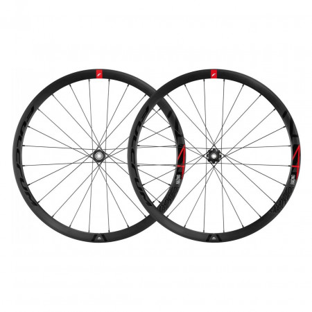 SET ROTI FULCRUM RACING 4 DB DISC CENTER LOCK AX 12-15-QR/12-QR NEGRU-ROSU