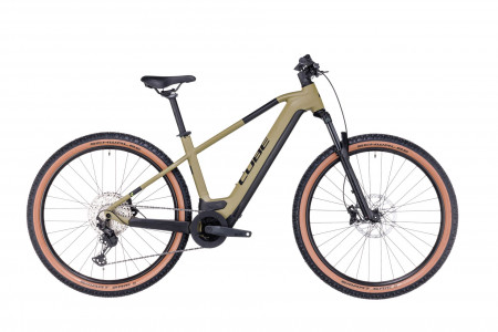 Bicicleta Electrica CUBE REACTION HYBRID RACE 750 Olive Green