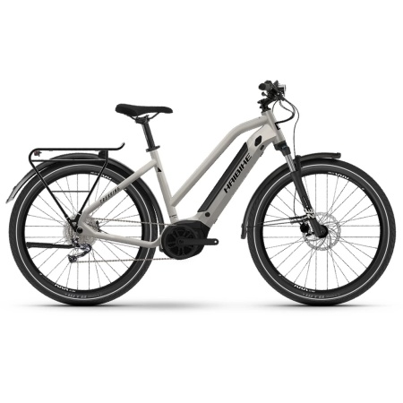 Bicicleta electrica HAIBIKE Trekking 3 Mid i500Wh 9G Alivio Warm Grey Black - Glossy