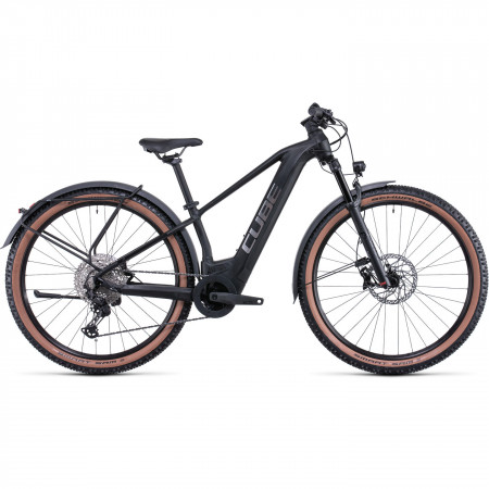 Bicicleta Electrica MTB Hardtail CUBE Reaction Hybrid SL 625/750 Allroad 29 Black Metal