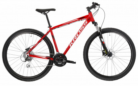 Bicicleta KROSS HEXAGON 5.0 29" Red-Grey-Red Glossy 24
