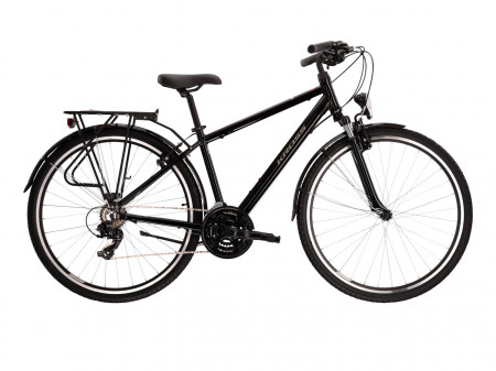 Bicicleta KROSS TRANS 1.0 28" Negru-Grey-Black Mat 24