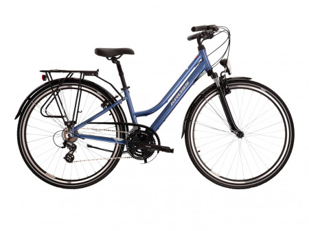 Bicicleta KROSS TRANS 2.0 28" Blue-White-Blue Glossy 23