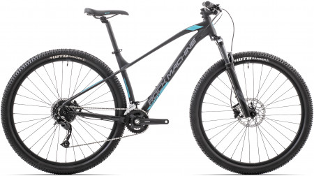 Bicicleta MTB Hardtail Rock Machine Torrent 30-29 29 Matte Black-Grey-Petrol 17.0 - (M)