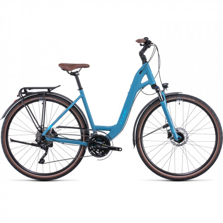 Bicicleta MTB Hardtail Trekking-Oras CUBE Touring EXC Easy Entry Sphereblue Blue