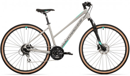 Bicicleta Rock Machine Crossride 300 Lady 29 Gri/Verde Deschis