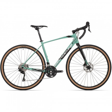 Bicicleta Sosea-Ciclocross Rock Machine Gravelride 500 28 Gloss Light Slate/Black/Silver 58cm