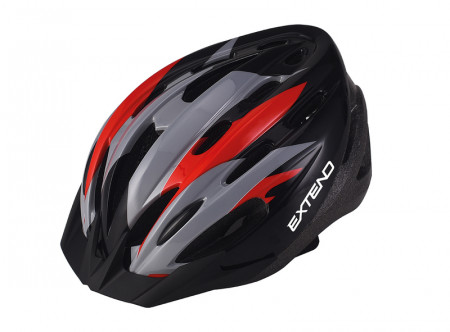 Casca Ciclism EXTEND ELEMENT (58-61 cm) Flamy/Rosu
