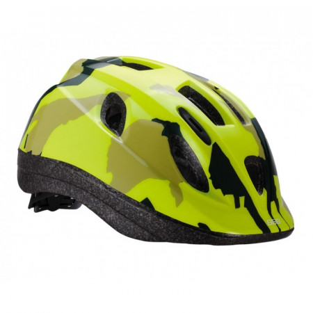 Casca copii BBB BHE-3733 camouflage galben neon M