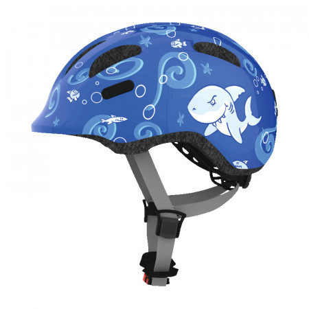 Casca de bicicletă ABUS Smiley 2.0 pentru copii, Blue Sharky