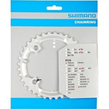 FOAIE SHIMANO FC-M431-8 36T ARGINTIE
