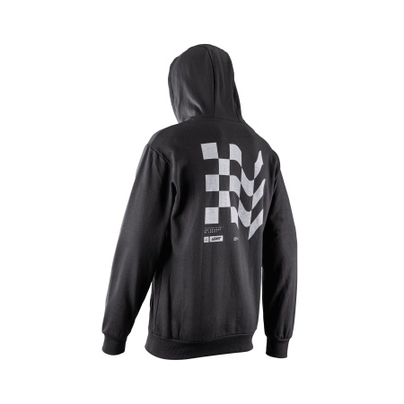 Hanorac Leatt Hoodie Core Vintage Black L - Img 1