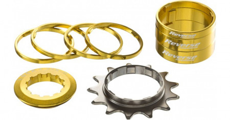 Kit single speed Reverse 13T auriu