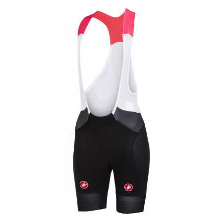 Pantaloni Scurti cu Bretele Castelli Free Aero Dama Negru