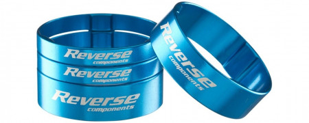 Set distantiere Reverse 1.1/8 aluminiu albastru deschis