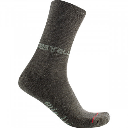 Sosete Castelli Quindici Soft Merino W de dama Kaki/XL 39-41
