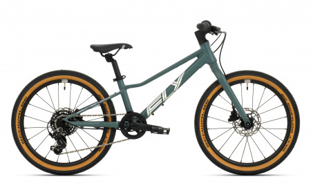 Bicicleta copii Superior FLY 20 DB Matte Trooper Green Hologram Chrome