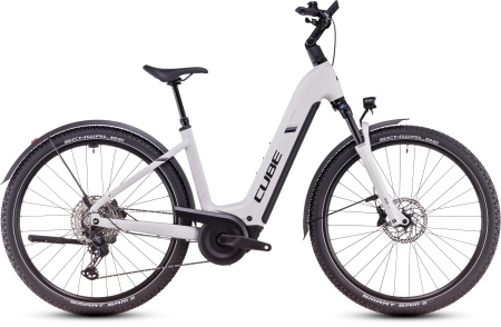 Bicicleta Electrica Hardtail CUBE Nuride Hybrid EXC Allroad cotton´n´silver