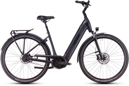 Bicicleta Electrica Hardtail CUBE Supreme RT Hybrid Deluxe EX 625 metalblack´n´glossy