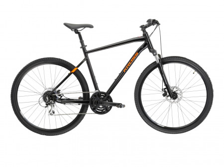 Bicicleta KROSS EVADO 3.0 28" Negru-Orange-Black Glossy 24