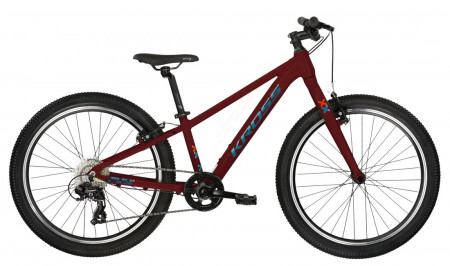 Bicicleta KROSS LEVEL JR 1.0 24" Red-Marine-Red Glossy 24