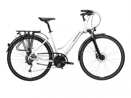 Bicicleta KROSS TRANS 5.0 28" Pearl-Negru-White Glossy 23