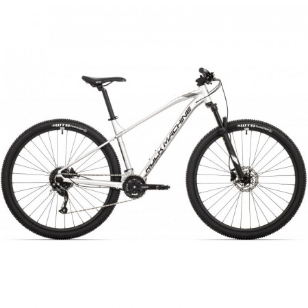 Bicicleta MTB Hardtail Rock Machine Manhattan 90-29 29 Gloss Silver/Black 19.0 - (L)