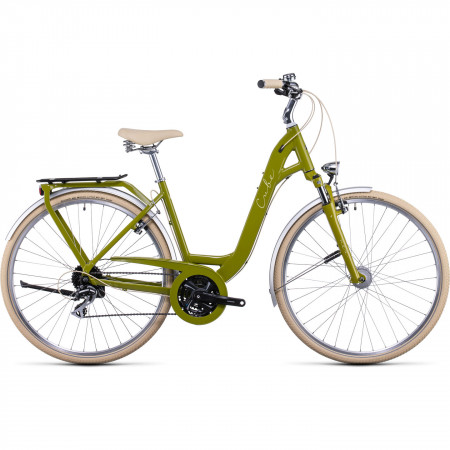 Bicicleta MTB Hardtail Trekking-Oras CUBE Ella Ride Easy Entry Avocado Cream