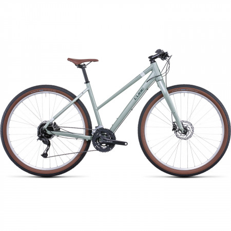 Bicicleta MTB Hardtail Trekking-Oras CUBE Hyde Trapeze Green Grey