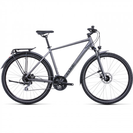 Bicicleta MTB Hardtail Trekking-Oras CUBE Nature Allroad Graphite Black