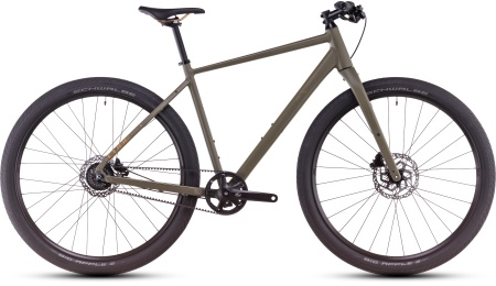 Bicicleta Trekking-Oras CUBE Hyde Pro dustyolive´n´gold