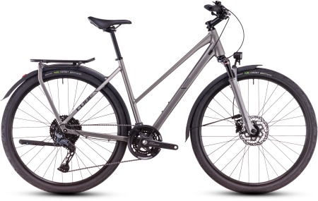Bicicleta Trekking-Oras CUBE Kathmandu EXC grey´n´black