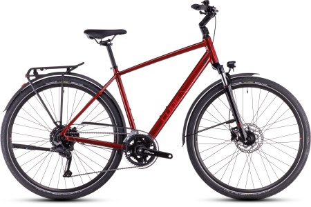 Bicicleta Trekking-Oras CUBE Touring Pro maroon´n´pearl
