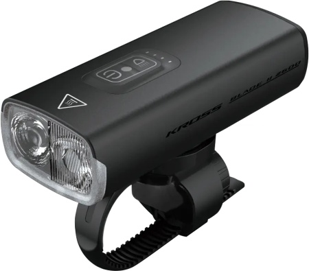 FAR PENTRU BICICLETA KROSS BLADE II USB-C NEGRU 2600 Lm