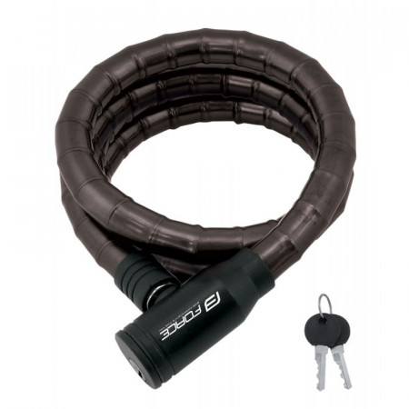 Lacat Force F Cu Protectie 150cm/18mm Negru