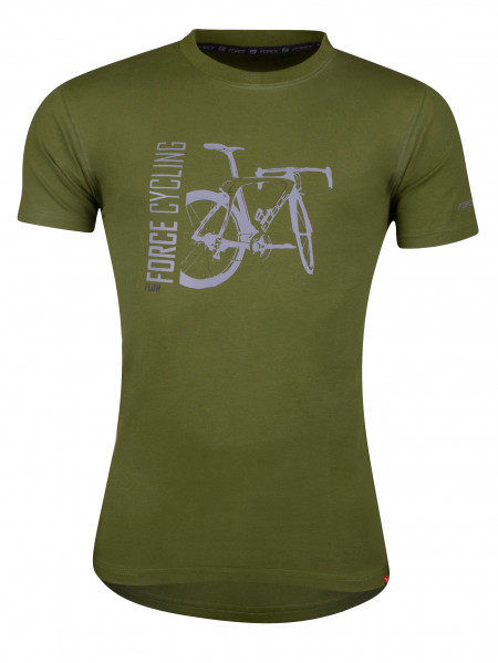 Tricou FORCE FLOW maneci scurte verde