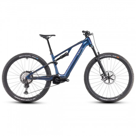 Bicicleta Electrica CUBE AMS Hybrid ONE44 C:68X SLX 400X 29 deepcobalt'n'black