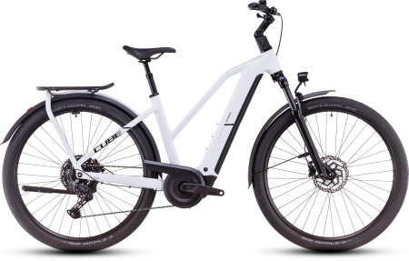 Bicicleta Electrica Hardtail CUBE Kathmandu Hybrid ONE polarwhite´n´black
