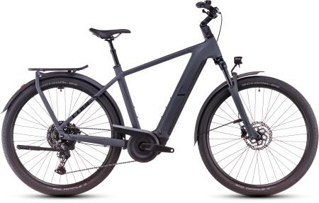 Bicicleta Electrica Hardtail CUBE Kathmandu Hybrid ONE shadowgrey´n´black